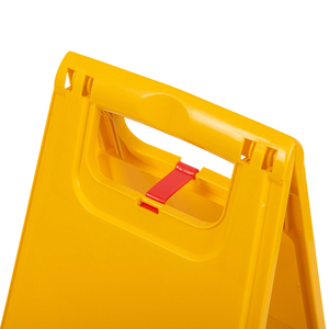 Señal <span class=keywords><strong>de</strong></span> Advertencia Plegable Amarilla para Piso Mojado, Señal <span class=keywords><strong>de</strong></span> <span class=keywords><strong>Seguridad</strong></span> <span class=keywords><strong>de</strong></span> Doble Cara para Vestíbulo <span class=keywords><strong>de</strong></span> Hotel y Supermercado - Product Image 2