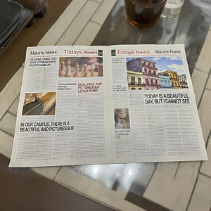 QT745 giornale stampa a colori di personalizzazione in bianco e nero stampa giornale giornale pubblicitario per il banco notizie - Product Image 3