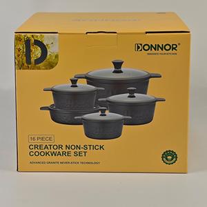 Bán buôn 16PC nhôm đồ nấu nướng Bộ Quà Tặng-Cảm ứng Chậu 20-32cm + Tiền Thưởng Silicone phụ kiện, phục vụ & sử dụng nhà - Product Image 4