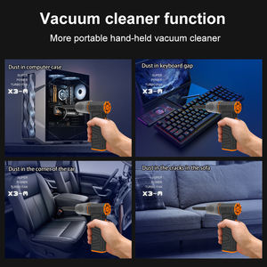 منفاخ هواء كهربائي متعدد الوظائف لاسلكي مع شاشة LED للسيارة/لوحة المفاتيح/الثلج/التنظيف، مروحة نفاثة قابلة لإعادة الشحن - Product Image 2
