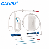 Kit de cathéter veineux central à triple lumière CANPU, stérile, jetable, pour accès veineux et perfusion