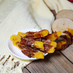 Tiras de batata envueltas en pato de alta proteína de la marca Pal's Delight, comida directa de fábrica para mascotas, palitos de carne para masticar, golosinas carnosas para perros - Product Image 2