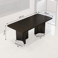 Ensemble de table à manger en pierre frittée haut de gamme, mobilier de salle à manger moderne, écologique et durable