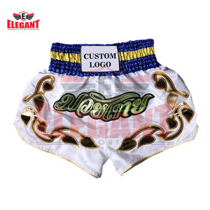Diseña tus propios pantalones cortos de boxeo Muay Thai con tu logotipo - Product Image 6