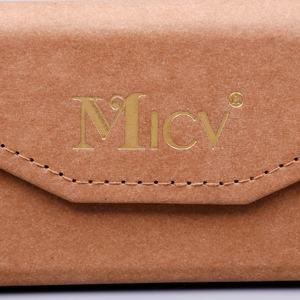 Bestpackaging papel biodegradável dobrável Óculos caixa triângulo Óculos De Sol embalagem caso óculos dobrável - Product Image 3