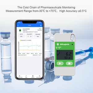 جهاز تسجيل بيانات لاسلكي صناعي خارجي لمراقبة درجة الحرارة بتقنية البلوتوث منخفض الطاقة - Product Image 4