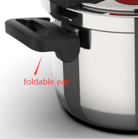 Autocuiseur en acier inoxydable de grande capacité de 22cm Caractéristiques de cuisson rapide écologiques