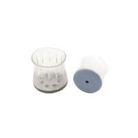 Embouts de pieds de table de chaise transparents en plastique silicone personnalisés Base en feutre Embout de jambe de chaise Protection des sols