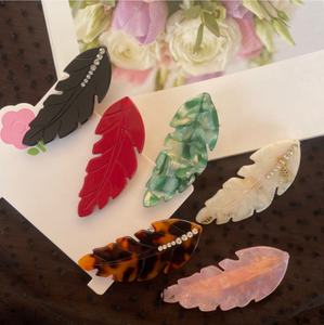 Clip de Corbata de Moda para Hombre, Serie Pluma Brillante, Serie Goros, Regalo para el Día del Padre - Product Image 5