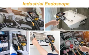 112-B endüstriyel dijital Borescope 1080P 4.3 inç LCD HD ekran yılan endoskop kamera ile Video muayene 5.5/8mm kamera