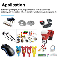 2 Color Semi-Automatic New Pad Printer Servo Motor Drive High Speed Rotary Table for Printing on Plastic Toy and Keycap