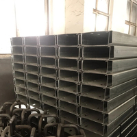 Purina de acero al carbono, haz C U H, sección C de 150mm, correa de acero galvanizado en frío