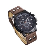 Set Hadiah Pria Mewah Promosi: Jam Tangan, Dompet, Sabuk, Gantungan Kunci, Pulpen, Kotak Hadiah untuk Pria Bisnis, Hadiah Hari Ayah