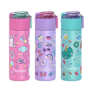 Bán buôn nhà máy trực tiếp Chất lượng cao 550ml trẻ em nước bằng thép không gỉ chai gourde Enfant