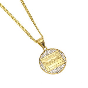 Collar con colgante de la marca de joyería hip hop europea y americana, estilo Cena Final, a la moda. - Product Image 3