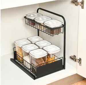 Estante Esquinero Metálico para Especias, Estante de Almacenamiento Esquinero de Hierro para Encimera, Acabado Cromado, Diseño Flexible Ecológico para Esquina de Cocina - Product Image 4