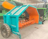 Tracteur pliable tiré Compost Turner PTO Driven Windrow Turning Machine/tracteur pliant tiré Windrow Compost TurnerTracteur tiré