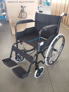 Silla <span class=keywords><strong>de</strong></span> <span class=keywords><strong>Ruedas</strong></span> Manual <span class=keywords><strong>de</strong></span> <span class=keywords><strong>Alquiler</strong></span>, Fácil <span class=keywords><strong>de</strong></span> Limpiar, con Marco <span class=keywords><strong>de</strong></span> Acero con Recubrimiento en Polvo <span class=keywords><strong>para</strong></span> Uso Frecuente - Product Image 1