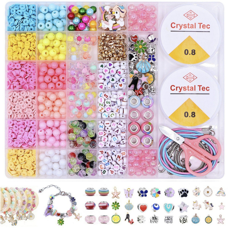 Conjunto de unicornio rosa de 28 espacios.
