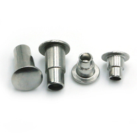 Diamètre de la tête ronde de précision en acier doux zingué 8mm Rivet en acier massif Rivets de bateau en aluminium