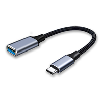 Cable Adaptador USB 3.0 OTG Tipo-C, 5Gbps, Carga Rápida, Material de Nailon Ecológico, Conductor de Cobre Puro, Blindado, para Computadora y Cámara