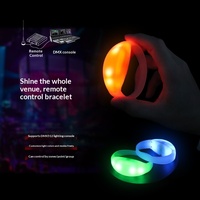 Bracelets LED en plastique télécommandés pour concerts NOUVEAUTÉS Bracelet de fête lumineux