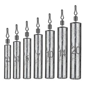 2.5g-20g poids de tir de chute accessoires de plomb de pêche pour les gouttelettes d'eau de bar conception pivotante pour <span class=keywords><strong>la</strong></span> pêche en lac et en rivière - Product Image 1