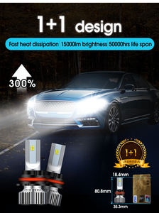 AURORA Super Bright 9005 9006 LED H7 Ampoule de phare LED Auto High Low H11 Phare LED de voiture - Product Image 3