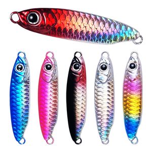 Leurres de pêche pour eau douce et eau salée <span class=keywords><strong>Imitation</strong></span> poisson échelle Jigbait pour bar truite Crappie naufrage lent appâts de pêche à l'achigan - Product Image 2