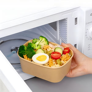 กล่องอาหารกลางวันกระดาษสีขาวทรงสี่เหลี่ยมสำหรับอาหารและเค้กช็อคโกแลตพร้อมฝาปิด-สำหรับเสิร์ฟและบรรจุภัณฑ์ - Product Image 3