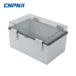 Cable Electrical Electric IP67 Plastic Waterproof Wire Junction Box ABS PC Transparent Cover Enclosure Box