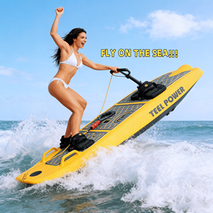 Planche de surf électrique tout-terrain 40 km/h pour lac et océan, jet board portable avec batterie amovible et coque en PE - Product Image 3