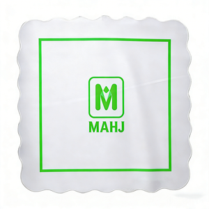 Tapis de Mahjong Bleu 800x800mm, Réduction du Bruit, 3mm d'Épaisseur, Tapis de Mahjong Américain de Luxe - Product Image 2