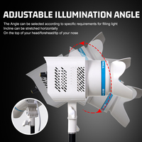 ZSYB haut de gamme P50S lumières photographiques CRI95 40W RGB atmosphère délié lumière Led vidéo photographie lumière avec télécommande