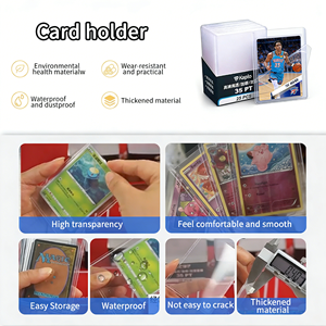 กล่องใส่การ์ด PVC ใส ขนาด 3x4 นิ้ว หนา 1 มม. น้ำหนัก 180 กรัม คุณภาพสูง พร้อมคลิปล็อค |   ซองใส่การ์ดสำหรับการ์ดกีฬาและการ์ดธุรกิจ - Product Image 6