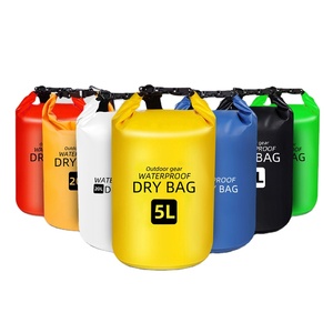 Oem Custom Logo Boating Hiking Kayak Climbing 25L 15L Eco-Friendly Waterproof Floating <b>Roll</b> Top Dry <b>Backpack</b> Solid Color - Product Image 1