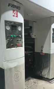 Gebruikt industrieel machinesysteem 1050 mm 9-kleuren automatische boog rotogravure printmachine Bopp film rotogravure-pvc-rol-printmachine - Product Image 2