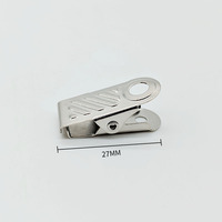 Vente d'usine 26mm fer métal porte-badge porte-carte d'identité Clip