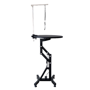 <span class=keywords><strong>Table</strong></span> de toilettage pour animaux de compagnie en acier inoxydable Lehuo avec fonction de levage électrique, élimination des poils, source d'alimentation rechargeable - Product Image 5