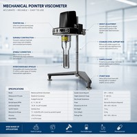 Viscosimètre rotatif de qualité supérieure NDJ-4, testeur de viscosité à cadran à aiguille avec connexion de broche à joint universel