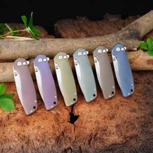 Dao gấp GT-T0072-1 2026, lưỡi dao VG-10, hợp kim titan mới, xử lý bằng phương pháp đá hóa, có vòng bi gốm - Product Image 6