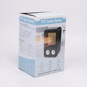 Desktop <b>Heater</b> PTC-1500L1 1500W <b>Electric</b> Indoor Heating With Overheat Protection And Tipping Safety Feature - Product Image 2