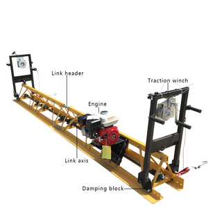 ماكينة تلقائية 4-18 م لإنهاء الخرسانة بنمط إطار مضفر ومصنوعة من الخيزران، ماكينة تسوية الأرضية والنهاية السلسة للبيع - Product Image 2