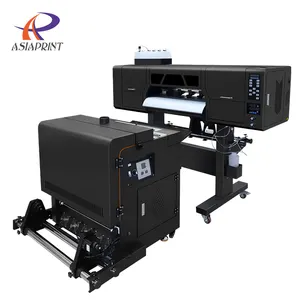 DTF printer with a width of 60cm and a set of XP600 spray heads for a shaking powder dryer with high configuration
