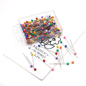 200 Pièces Aiguille Nacrée Lumineuse Couleur Naturelle Tissu Fixation Couture Repassage Punaises En Plastique Couleurs Assorties - Product Image 5
