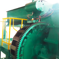 Nouvelle machine à fabriquer des briques en argile rotative automatique AJT, petite machine à briques solides avec moteur 220V/380V/440V