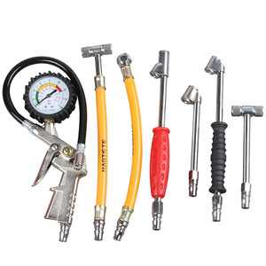 Inflador de aire tipo T para motocicleta y bicicleta eléctrica, conector metálico, herramienta de inflado rápido - Product Image 3