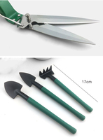 Ensemble d'outils de jardinage en plein air, 10 pièces, combinaison de fourchettes et de ciseaux, truelle