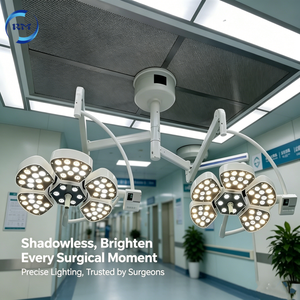 Lampe LED sans ombre longue durée 100 000 heures <span class=keywords><strong>de</strong></span> fonctionnement, perles OSRAM pour interventions chirurgicales ouvertes, interventions chirurgicales mineures, cabinets dentaires, cliniques vétérinaires - Product Image 2