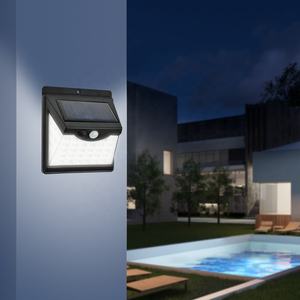 ポリカーボネートディフューザーIP65防水4W LEDガーデンライト屋外ソーラーウォールライト工場卸売 - Product Image 1